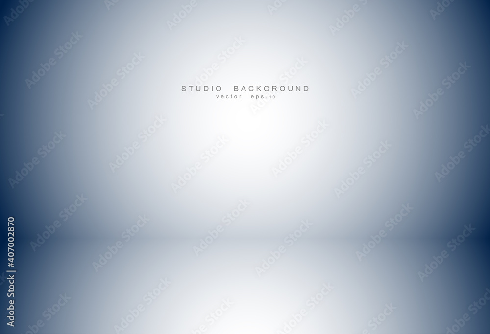 Empty blue studio room Backdrop. Light interior with copyspace for your creative project . Vector illustration EPS 10 Empty blue studio room Backdrop. Light interior with copyspace for your creative project . Vector illustration EPS 10