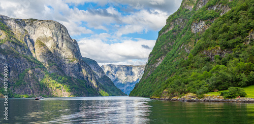 Fjord Mountains in Norway