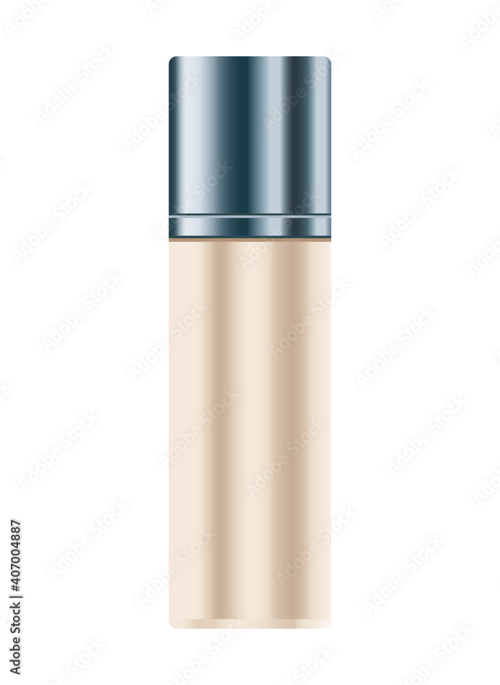 skin care bottle gray and cream product icon skin care bottle gray and cream product icon