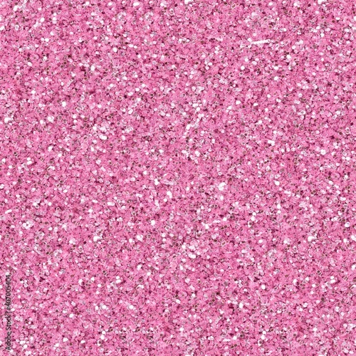 Elegant glitter in pink color  sparkle confetti texture. Christmas abstract background  seamless pattern.