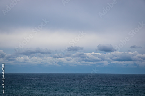 Fototapeta Naklejka Na Ścianę i Meble -  clouds over sea