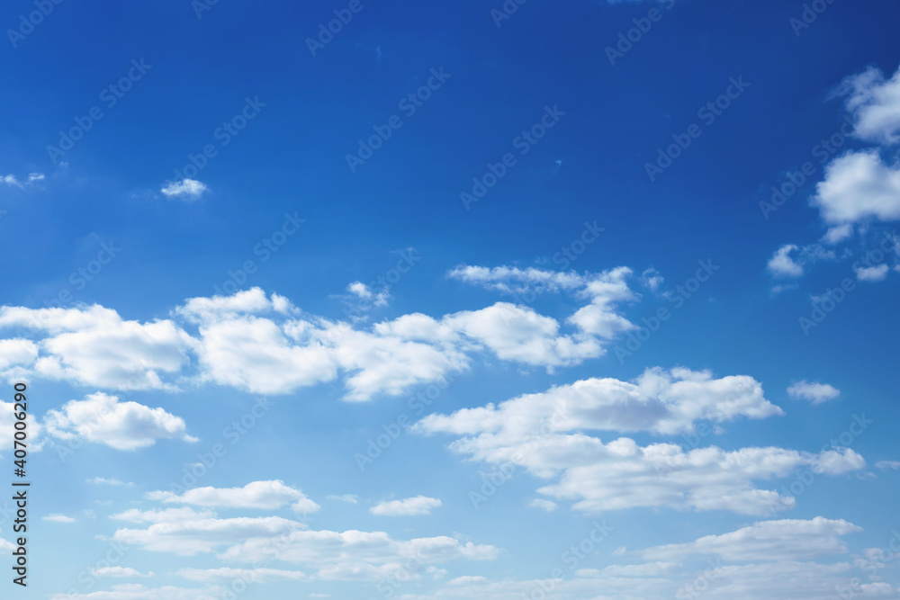 Blue sky with clouds Many beautiful white Blue sky with clouds Many beautiful white