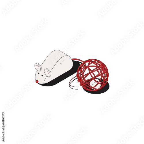 Wallpaper Mural Cat Toys Icon Torontodigital.ca