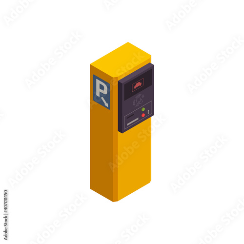 Isometric Parking Meter