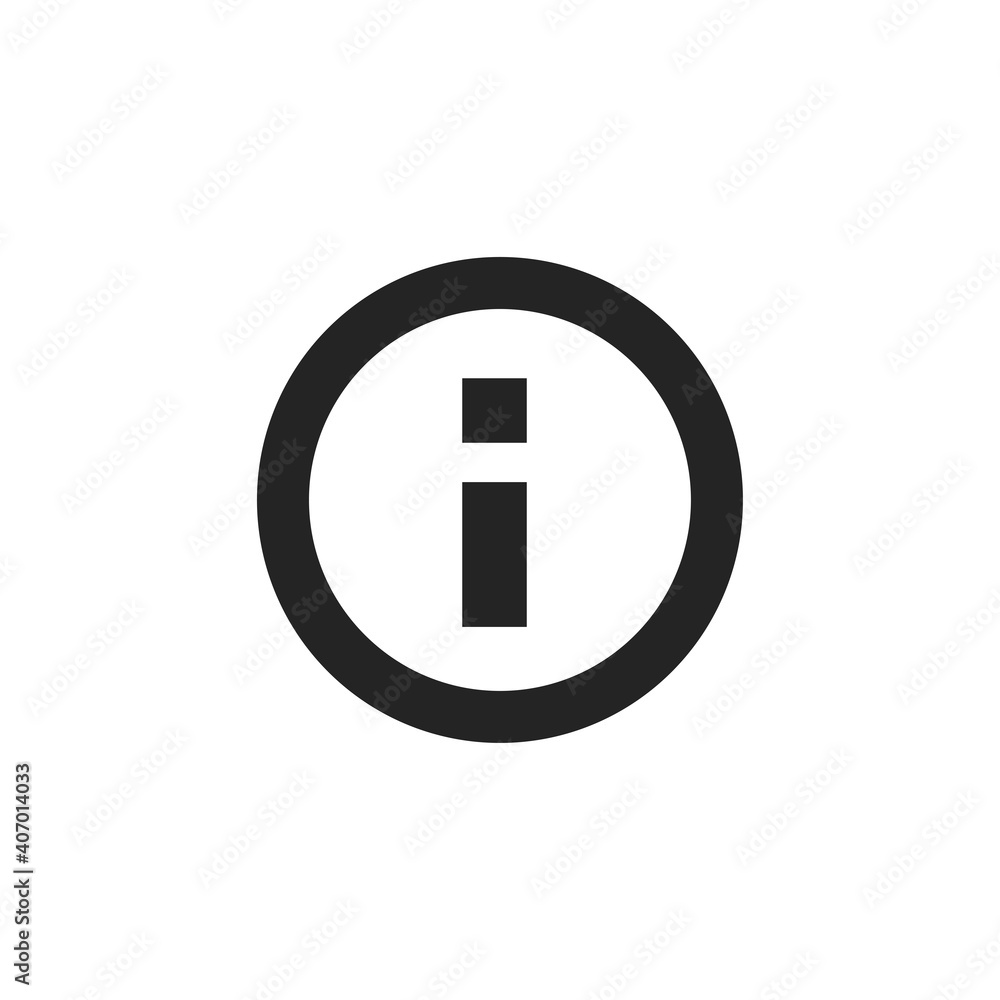 Info icon. Warning symbol modern, simple, vector, icon for website design, mobile app, ui. Vector Illustration Info icon. Warning symbol modern, simple, vector, icon for website design, mobile app, ui. Vector Illustration