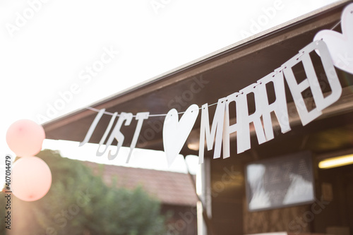 just maried photo