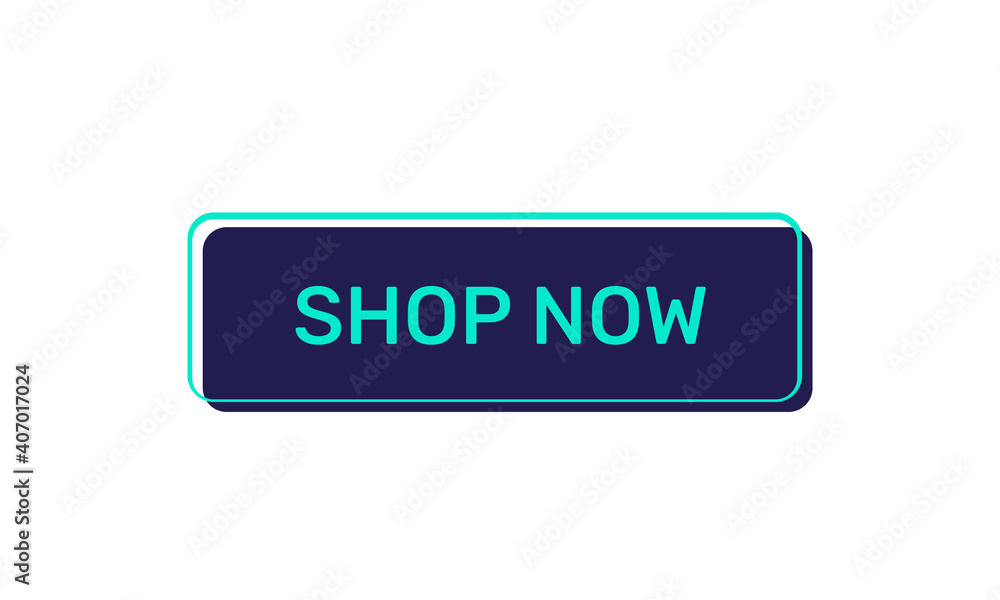 Shop now vector buttons isolated on white background Shop now vector buttons isolated on white background