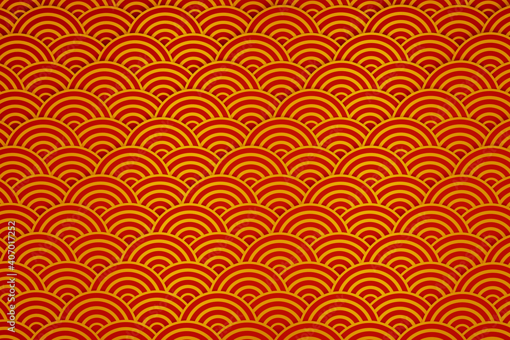 Golden chinese pattern collection, Abstract background, Decorative wallpaper. 3D render Golden chinese pattern collection, Abstract background, Decorative wallpaper. 3D render