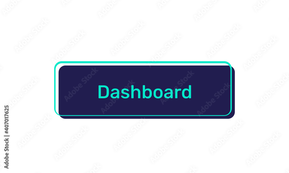 Dashboard vector buttons isolated on white background Dashboard vector buttons isolated on white background