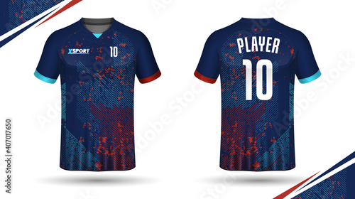 Soccer jersey template sport t shirt design