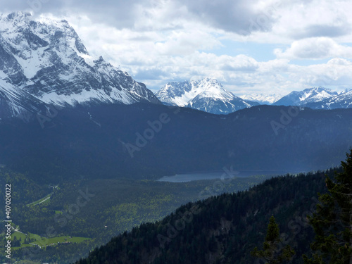 Hoher Ziegspitz mountain tour, Bavaria, Germany