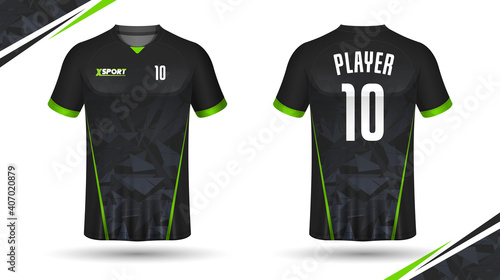 Soccer jersey template sport t shirt design