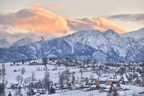 Winter Tatra Mountains, Poland. 