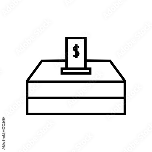 zakat icon line style vector for your design