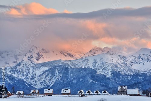 Winter Tatra Mountains, Poland. 