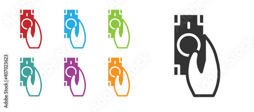 Black Fast payments icon isolated on white background. Fast money transfer payment. Financial services, fast loan, time is money, cash back concept. Set icons colorful. Vector.