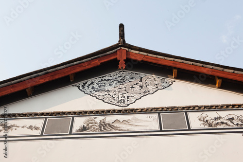 Tibet building roof photo