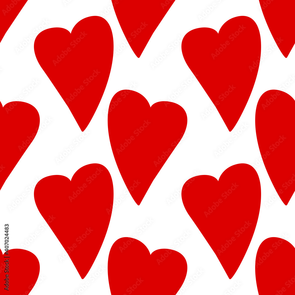 Hearts seamless pattern for Valentine's Day. Vector stock illustration eps10. Hearts seamless pattern for Valentine's Day. Vector stock illustration eps10.