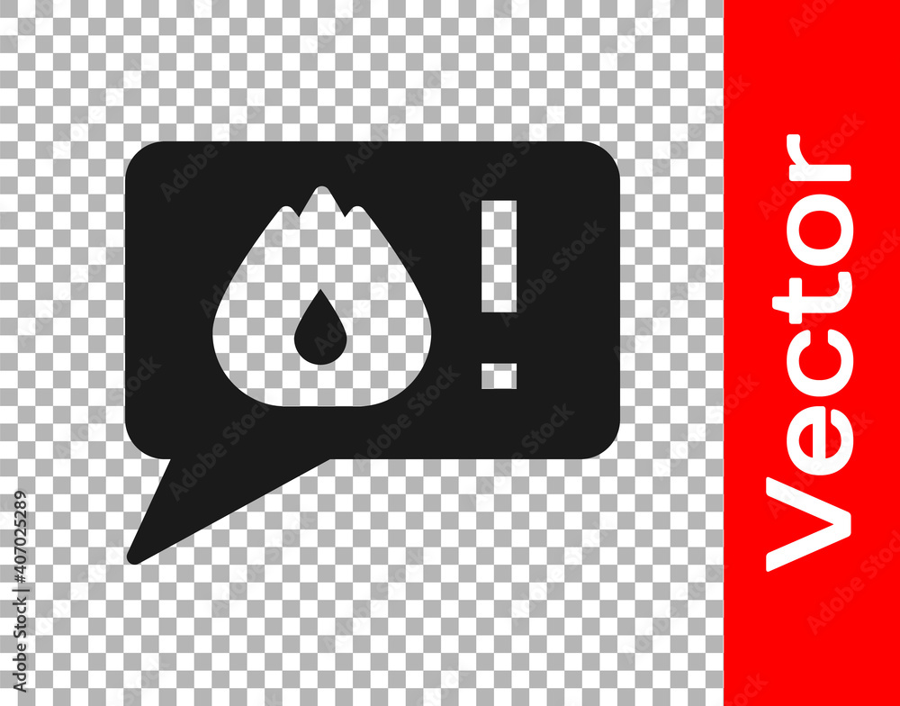 Obraz premium Black Telephone with emergency call 911 icon isolated on transparent background. Police, ambulance, fire department, call, phone. Vector.