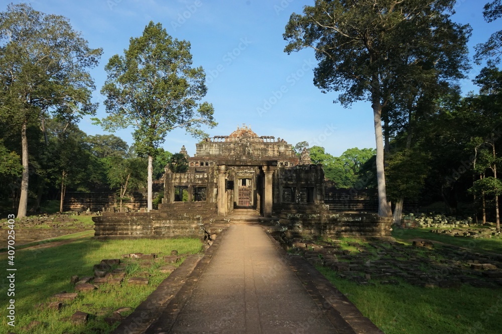 Baphuon temple at Angkor Thom, Bayon, Khmer architecture in Siem Reap, Cambodia, Asia, UNESCO World Heritage
