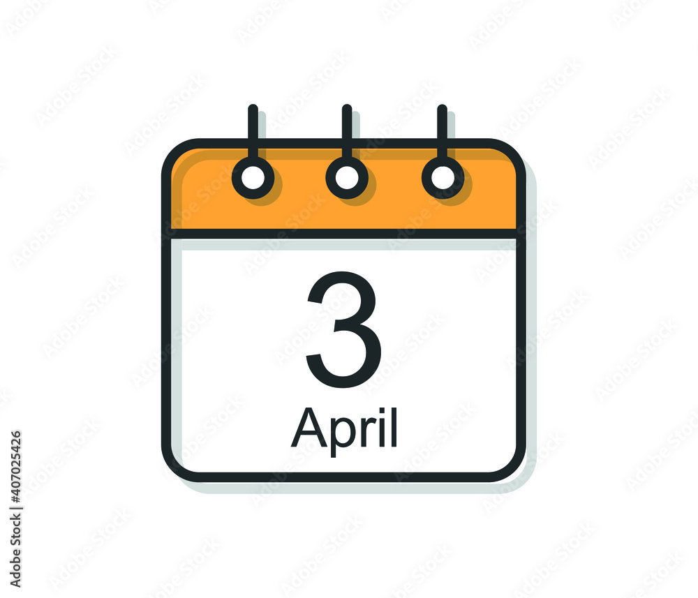 Daily calendar icon in flat design style. Vector Illustration Easy to edit, manipulate, resize or color. Daily calendar icon in flat design style. Vector Illustration Easy to edit, manipulate, resize or color.