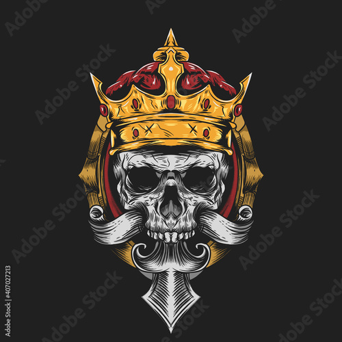 skull king illustration