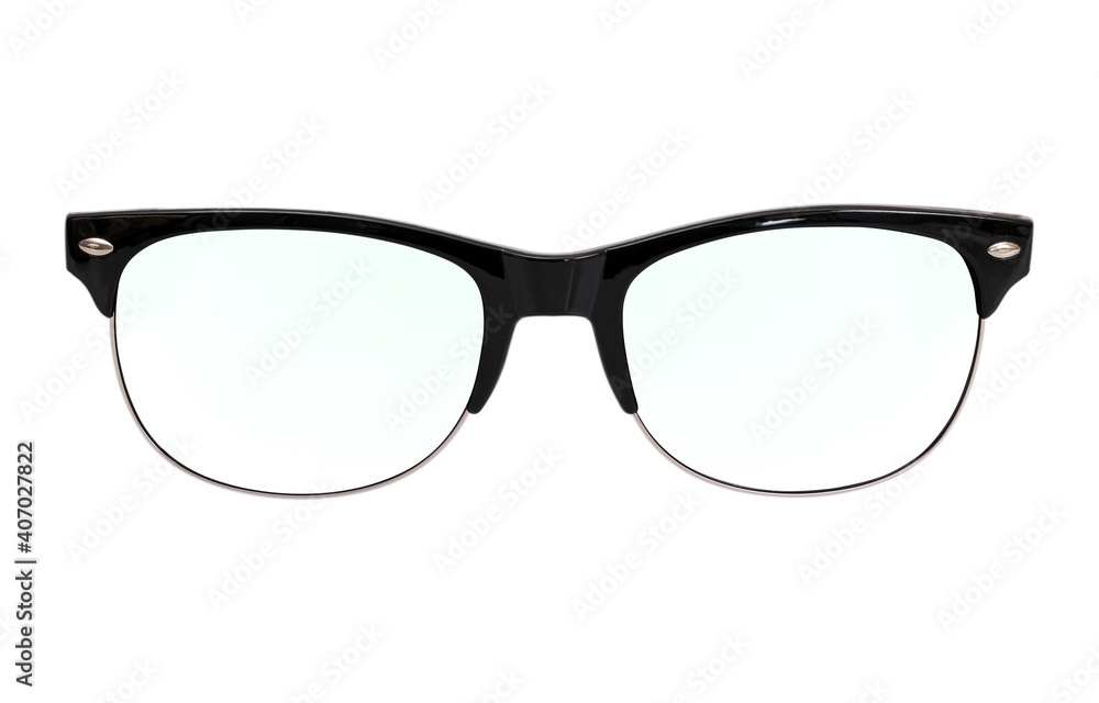 Glasses isolated on white background for applying on a portrait. Design element with clipping path Glasses isolated on white background for applying on a portrait. Design element with clipping path