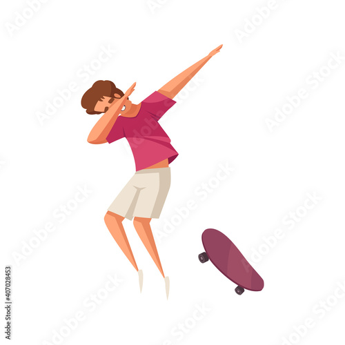Jumping Teen Icon