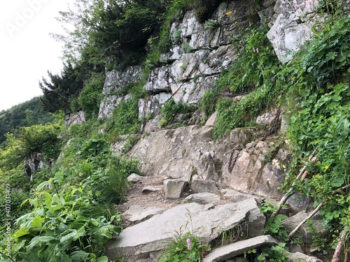 Zdjęcia prezentujące widoki górskie.