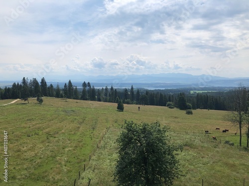 Zdjęcia prezentujące widoki górskie.