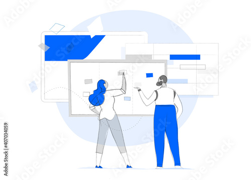 Customer Experience Analysis. A couple analyzing data, planning strategy