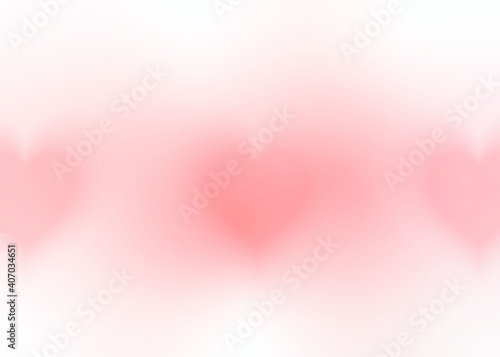 Hearts. Heart bokeh on pink color background for Valentine Day or for love scene or for Christmas festival or for wallpaper.