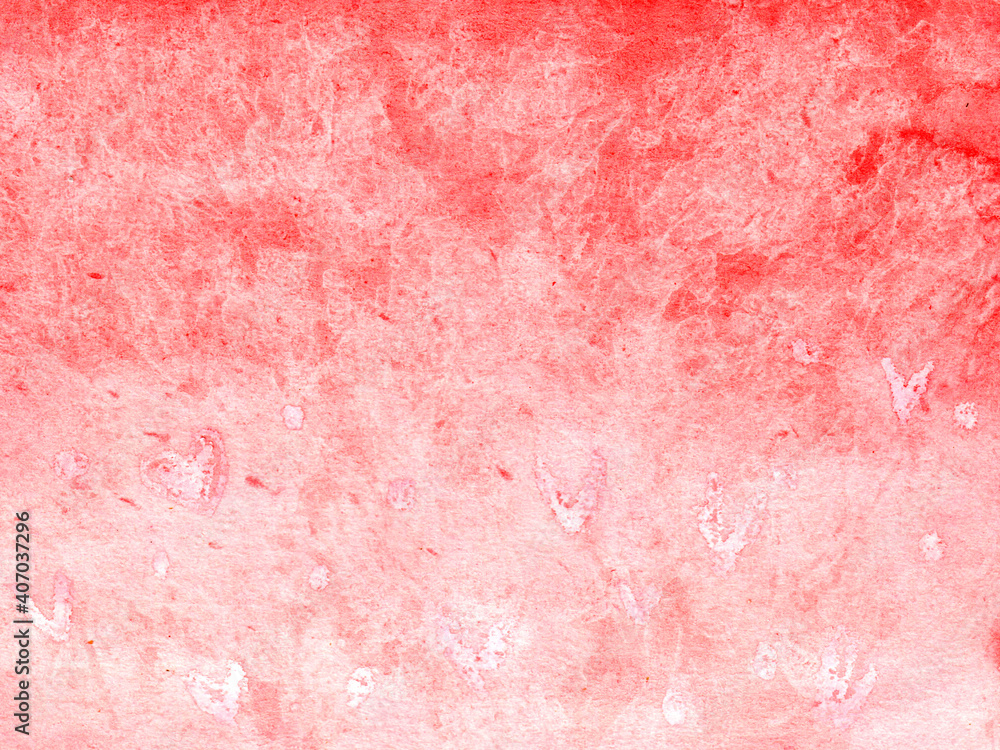  Red abstract wet watercolor background