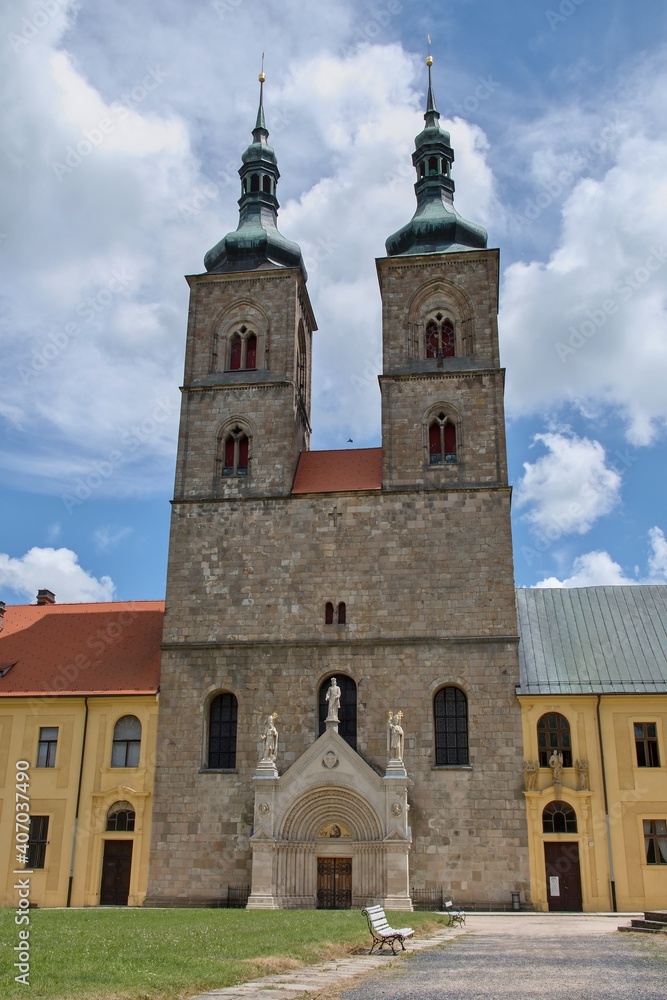 Premonstratensian monastery Tepla near the settlement Teplá founded in 1193.