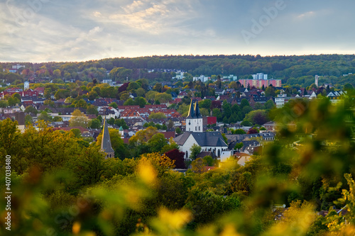 Konstfotografi Iserlohn Altstadt Deutschland Sauerland City Kirchen Türme Marienkirche Bauernki