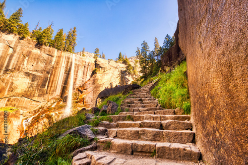 Foto Vernal Falls in Yosemite Valley, Yosemite National Park