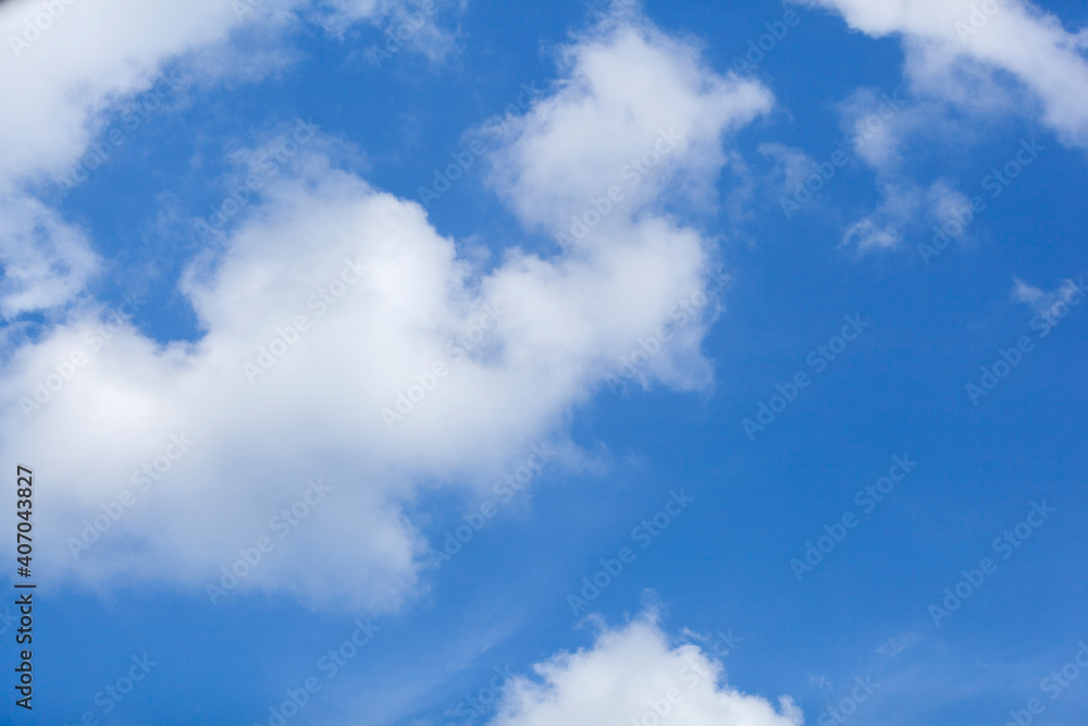 Fototapeta premium Blue sky with clouds