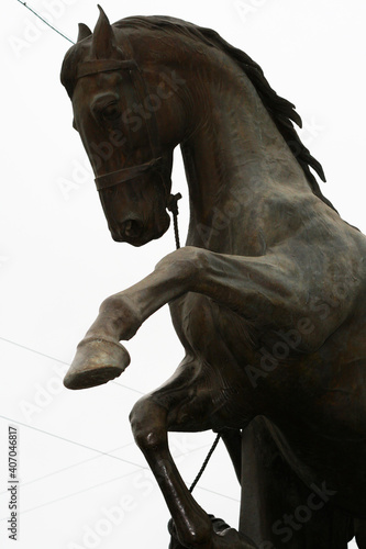 horse statue in St. Petersburg