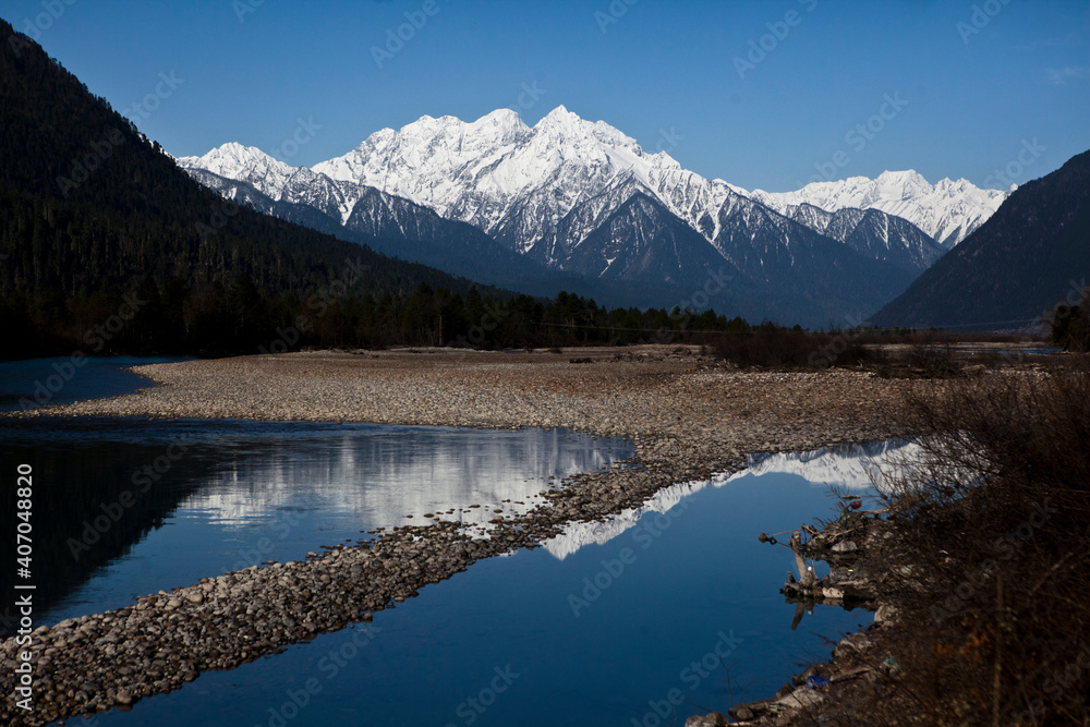 The scenery of Tibet