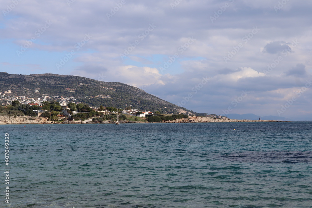 view of the coast of the region sea