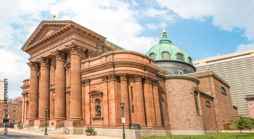 Fototapeta premium Cathedral Basilica of Saints Peter & Paul Philadelphia Pennsylvania USA