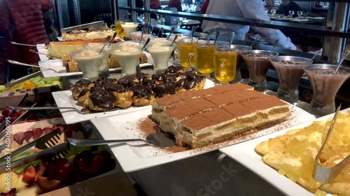 Wallpaper Mural Dessert buffet on a cruise ship in the Patagonian fjords. Land of Fire. Torontodigital.ca