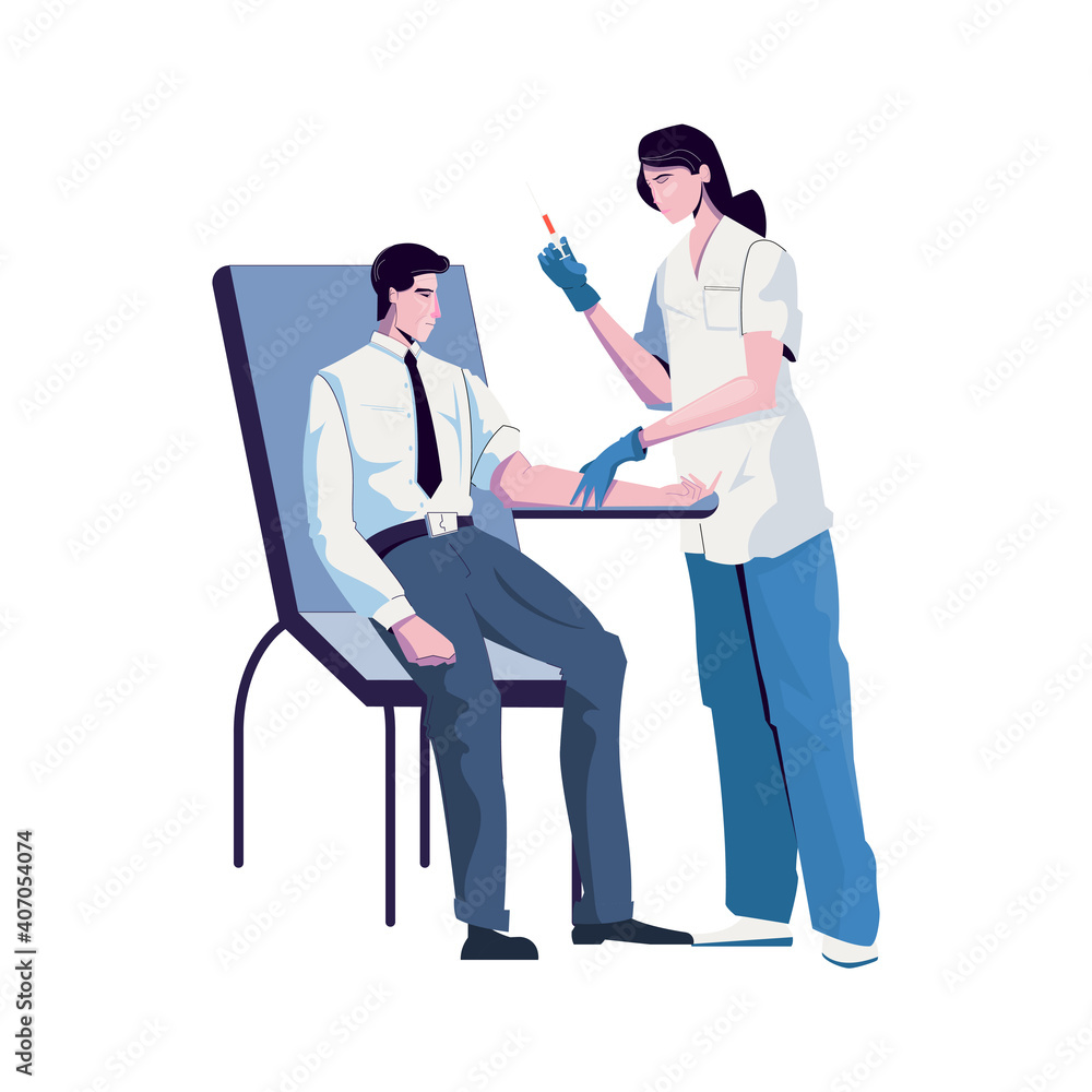 Flat Hospital Illustration Flat Hospital Illustration