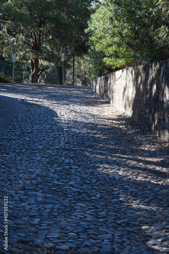 Ballast Stones made into a street