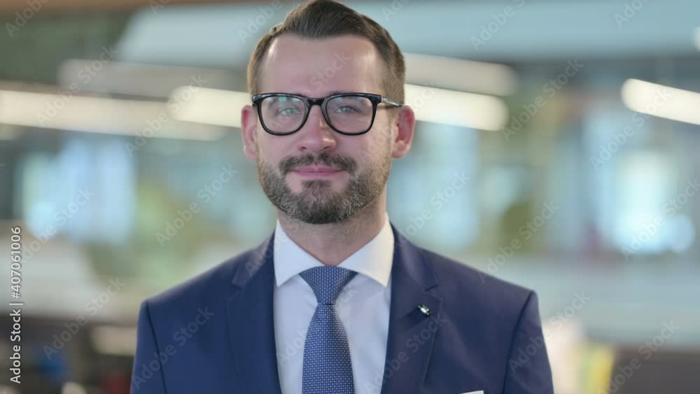 Portrait of Sleepy Middle Aged Businessman Yawning Portrait of Sleepy Middle Aged Businessman Yawning