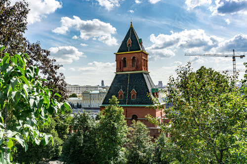 Photography tower in the kremlin moscow russia