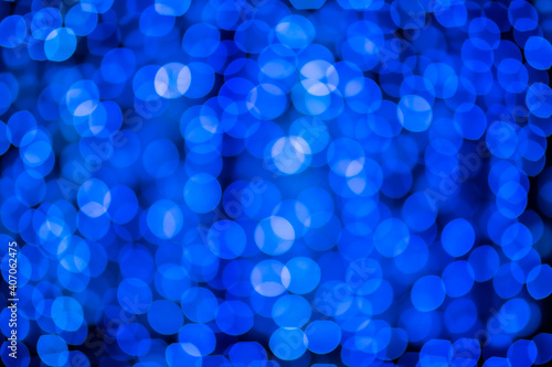 Bokeh azul