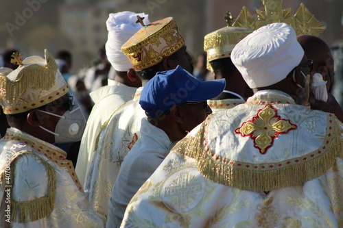 Fotografie Ethiopian Priests