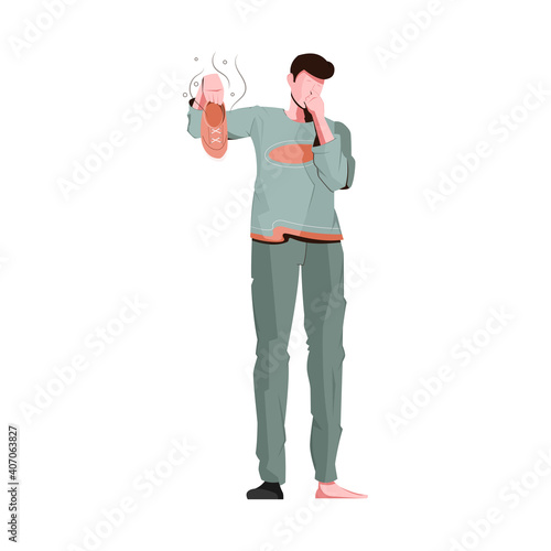 Smelly Shoe Illustration