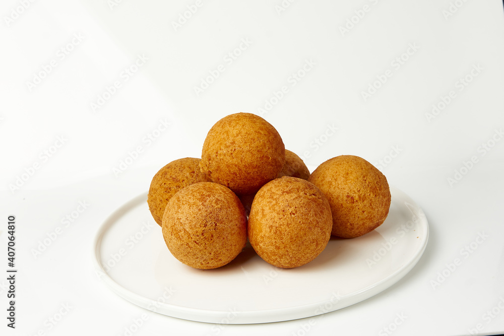 Typical Colombian dish of fritters. Christmas tradition Typical Colombian dish of fritters. Christmas tradition
